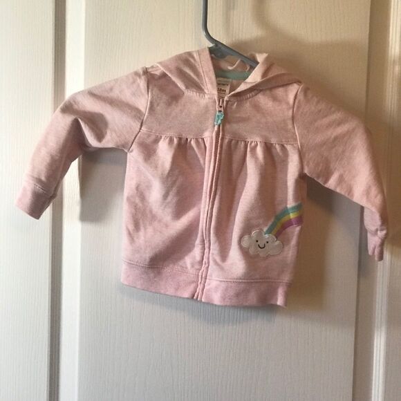 Carter's Hooded Thin Jacket Girls Pink 18 Months NWOT - Picture 1 of 7